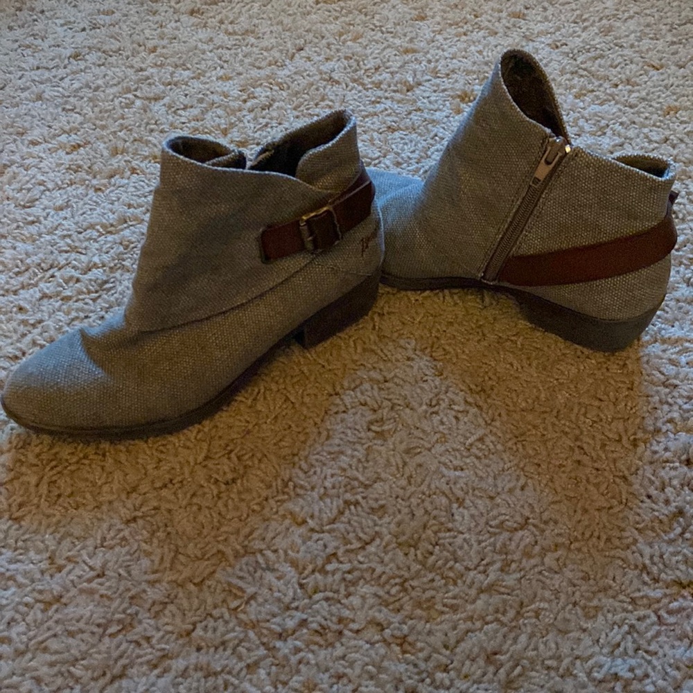 gently worn ankle boots